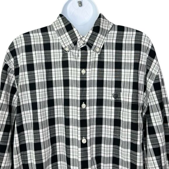Chaps Men’s XXL Easy Care Plaid Button Down Long Sleeve Shirt - Picture 1 of 10
